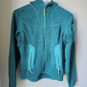 Arc'teryx Teal Full-Zip Hooded Fleece Jacket